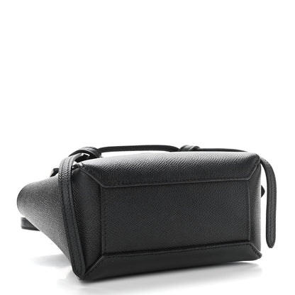 Celine Grained Calfskin Pico Belt Bag Black 4 of 9
