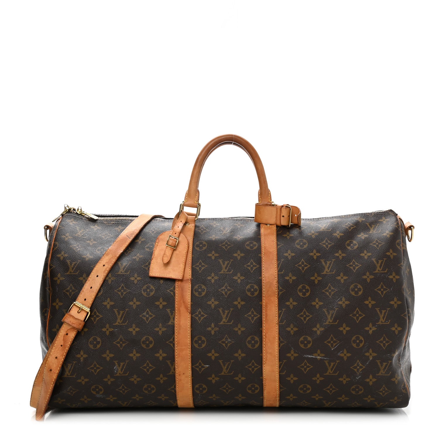 Louis Vuitton Monogram Keepall Bandouliere 55 1 of 18