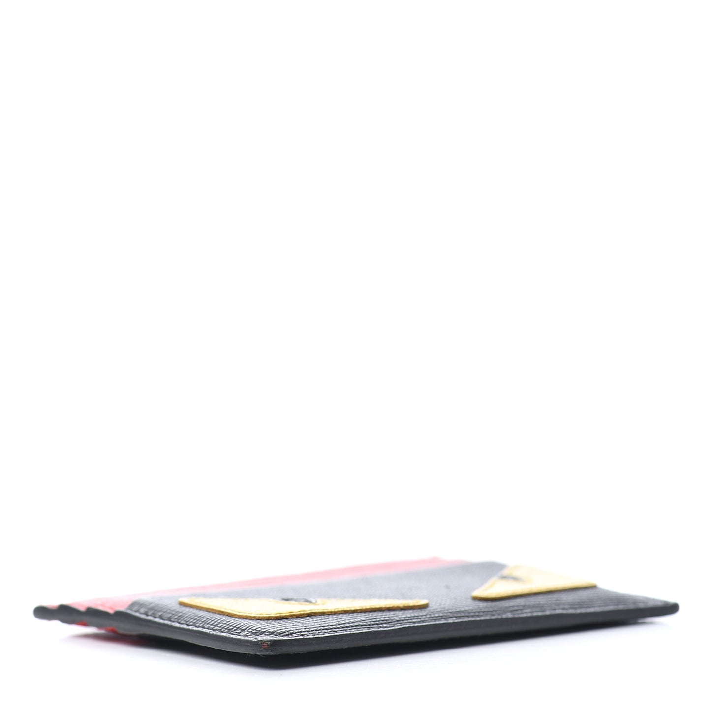 Vitello Elite Monster Eyes Card Holder Black Yellow Red