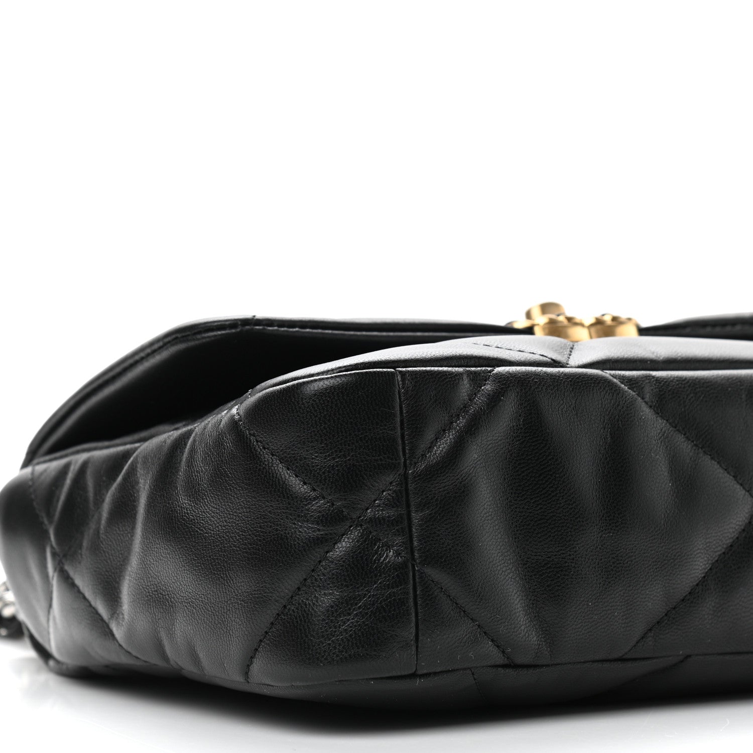 Chanel Goatskin Quilted Medium Chanel 19 Flap Black 8 of 9