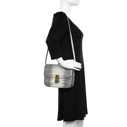 Celine Lizard Medium Classic Box Flap Bag Mineral 2 of 12