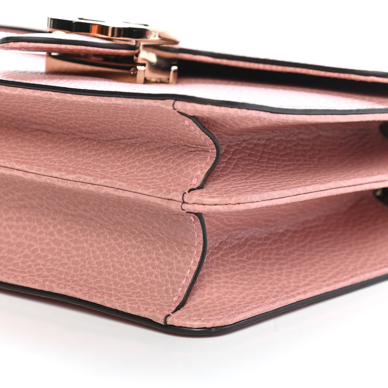 Gucci Dollar Calfskin Small Interlocking G Shoulder Bag Soft Pink 9 of 9