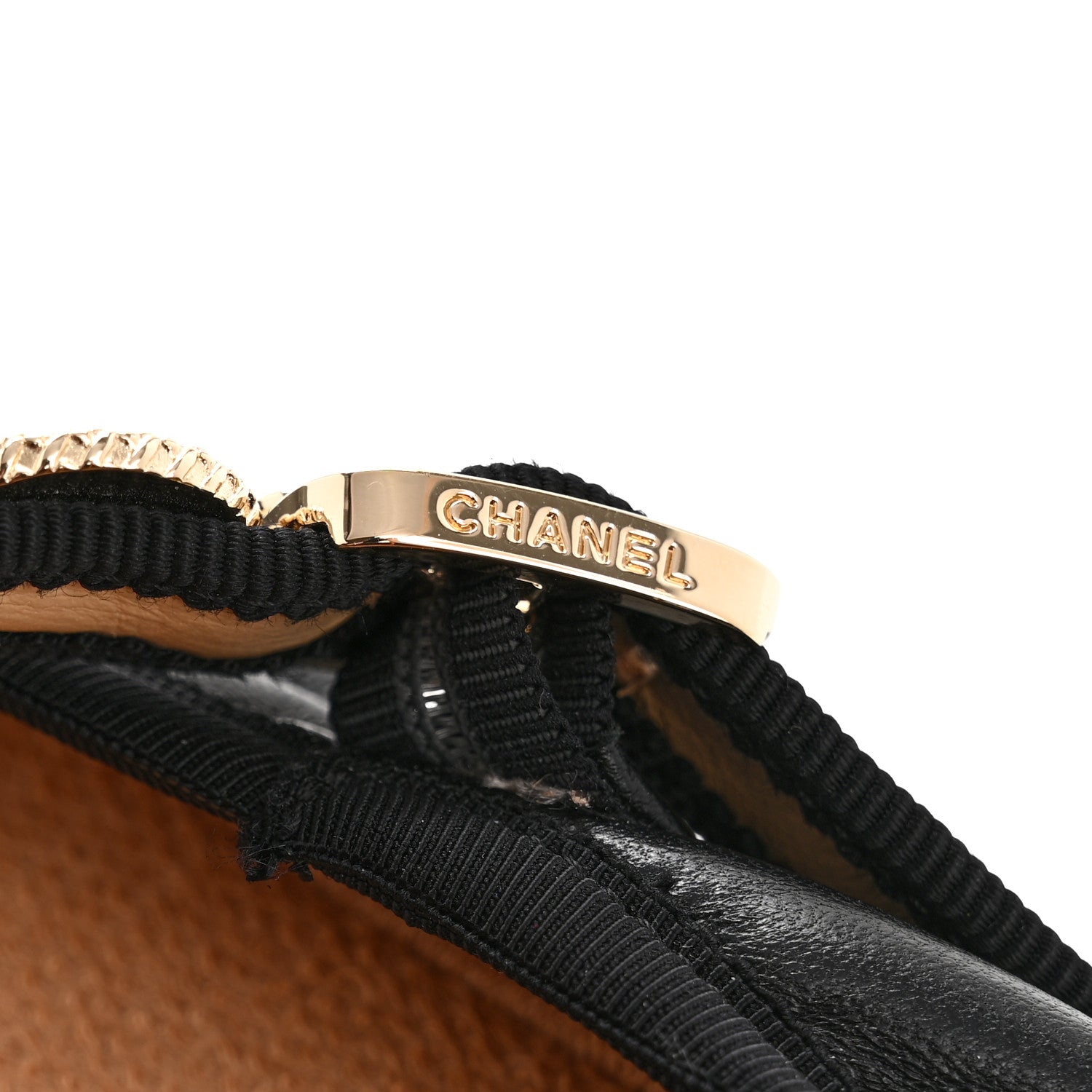 Chanel Lambskin Charm Mary Jane Flats 39 Black 10 of 11