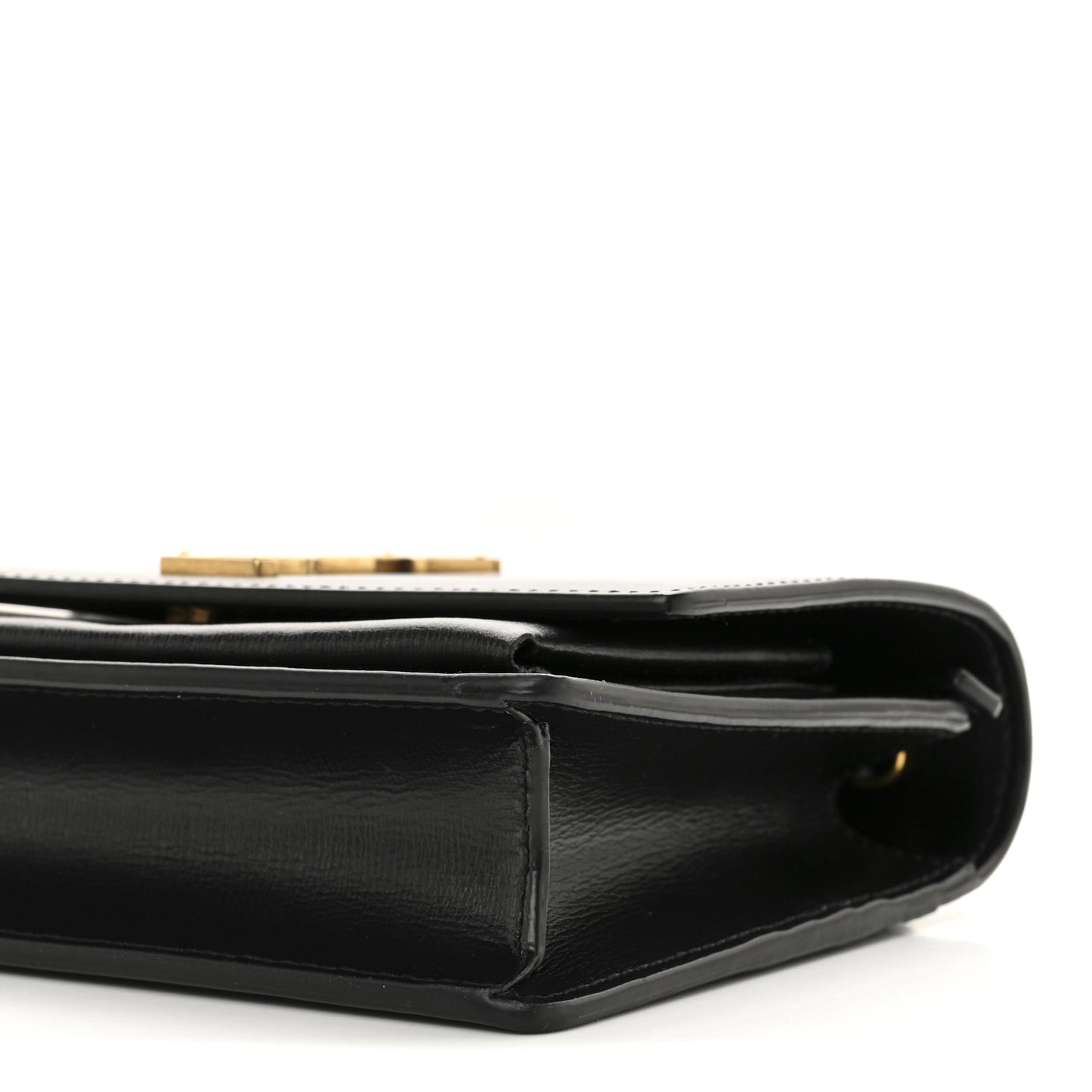Calfskin Monogram Sunset Chain Wallet Black