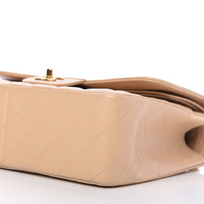 Chanel Caviar Quilted Jumbo Double Flap Beige Clair 7 of 11
