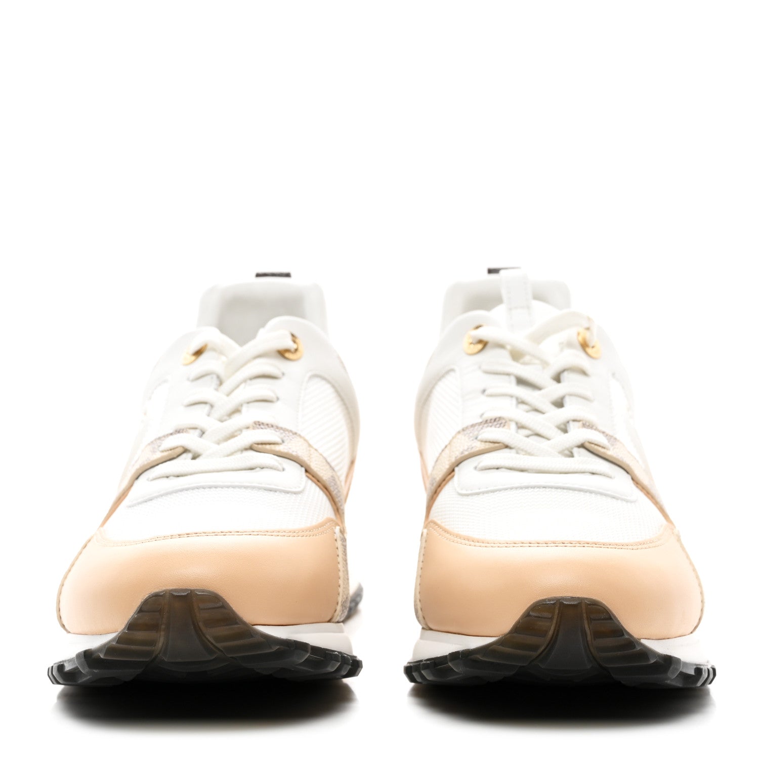 Louis Vuitton Calfskin Damier Azur Run Away Sneakers 39.5 White 2 of 9