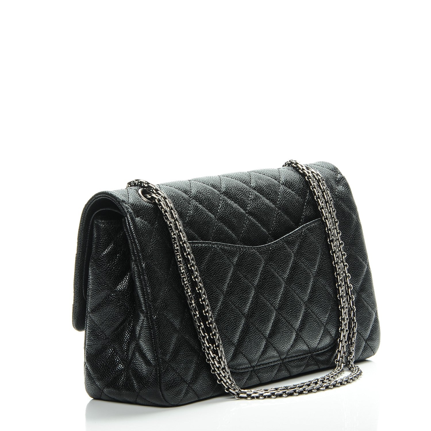 Chanel Caviar Quilted 2.55 Reissue 227 Flap Black 3 of 7