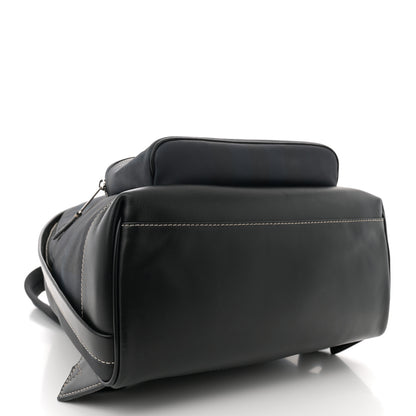 Burberry E-Canvas Check Jett Backpack Navy Blue 4 of 12