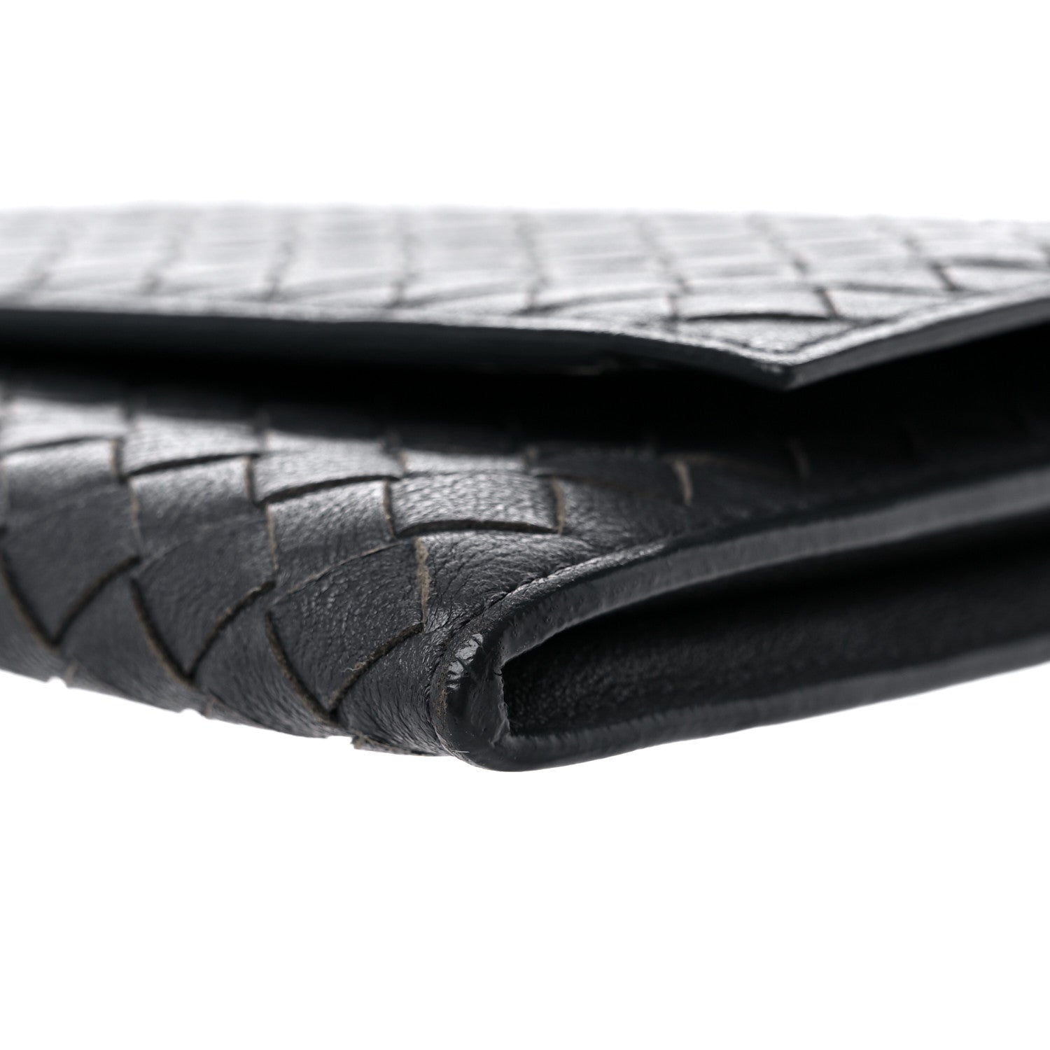 Bottega Veneta Nappa Intrecciato Flap Wallet Grey 10 of 12