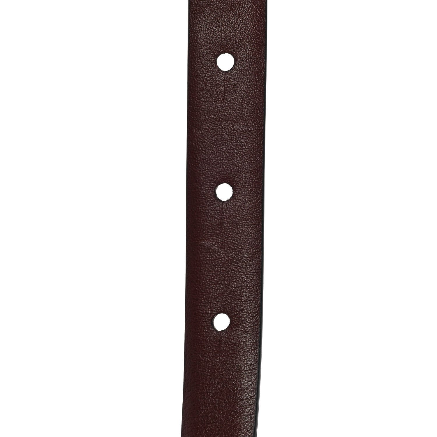 Chanel Calfskin CC Reversible Belt 95 Black Burgundy 3 of 4