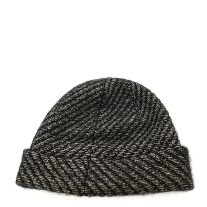 Louis Vuitton Wool Cashmere Warm Me Up Bonnet Beanie Hat Black 3 of 4