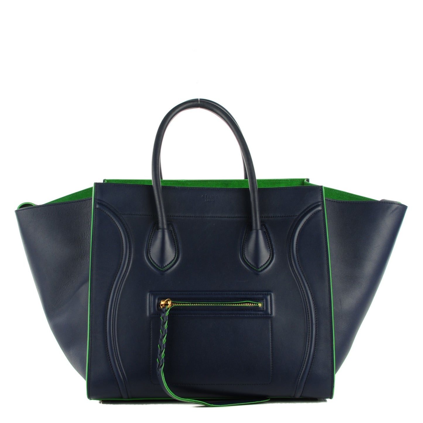 Smooth Calfskin Medium Phantom Luggage Midnight