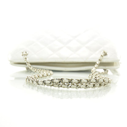 Chanel Caviar Quilted Shoulder Bag White 6 of 10