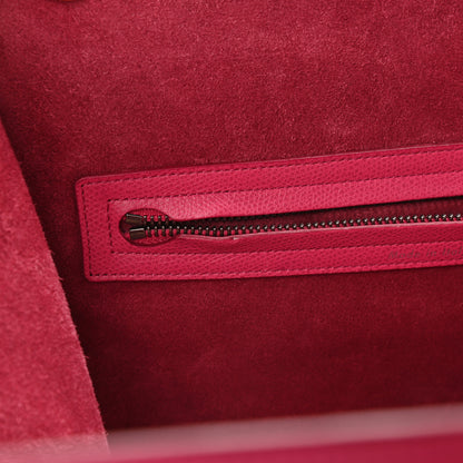 Celine Grained Calfskin Medium Phantom Luggage Fuchsia 10 of 11