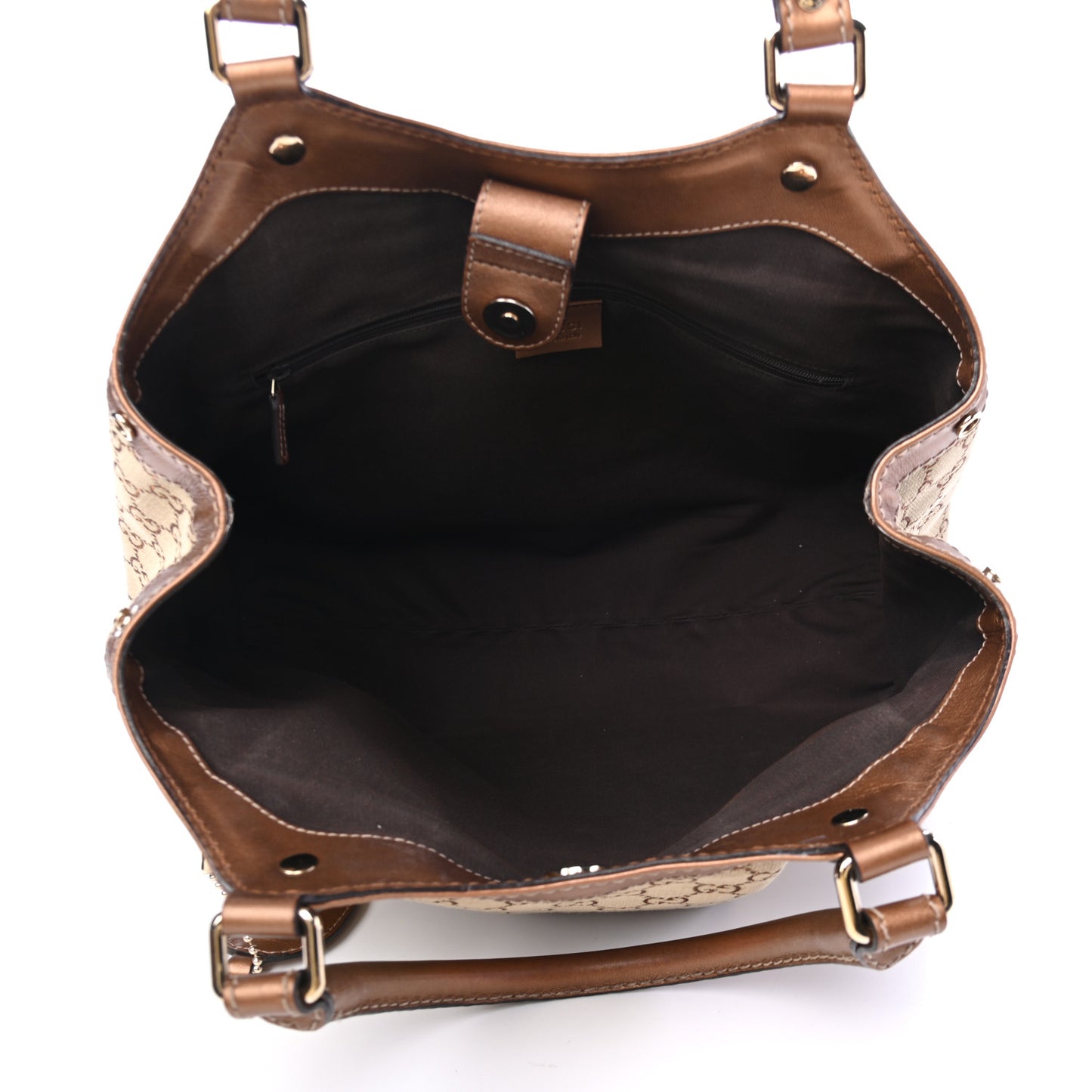 Monogram Medium Sukey Tote Bronze