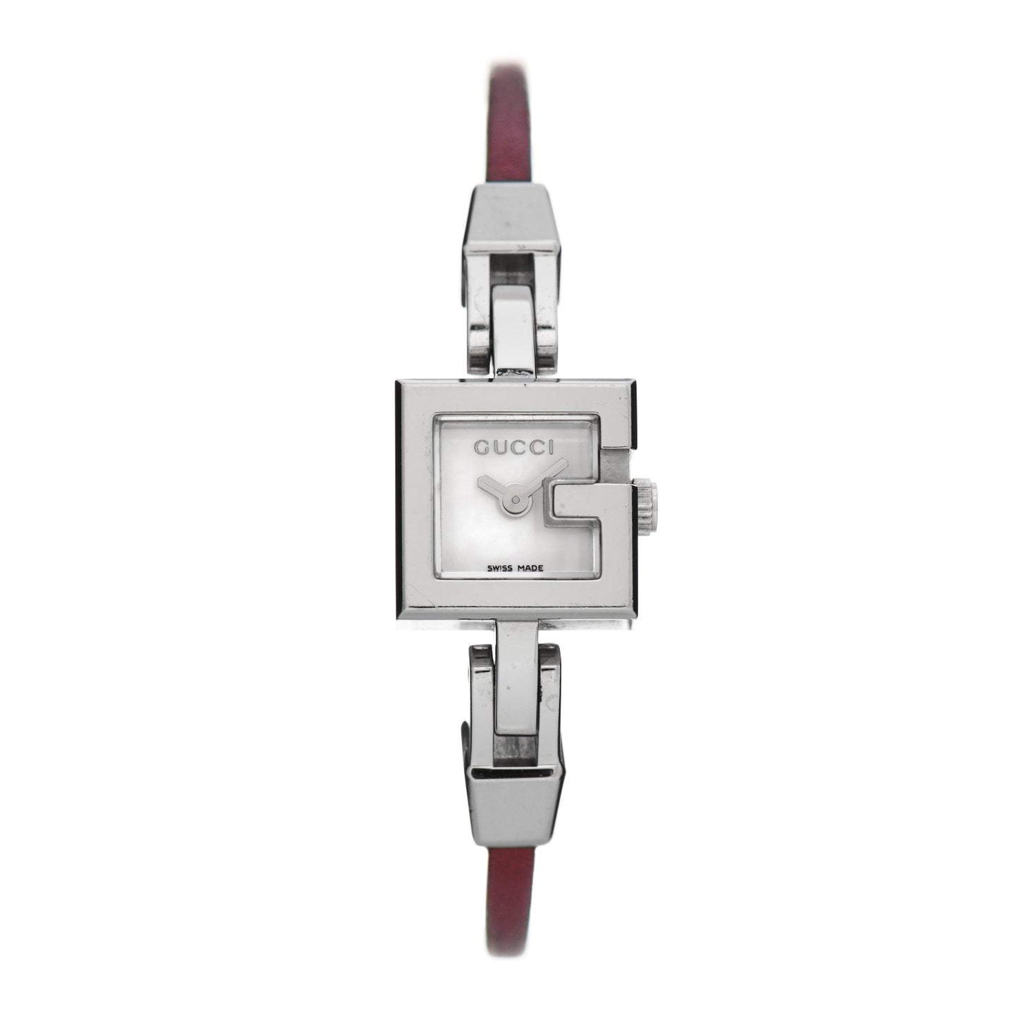 Stainless Steel Calfskin Mother of Pearl 14mm 102 G-Mini Quartz Watch
