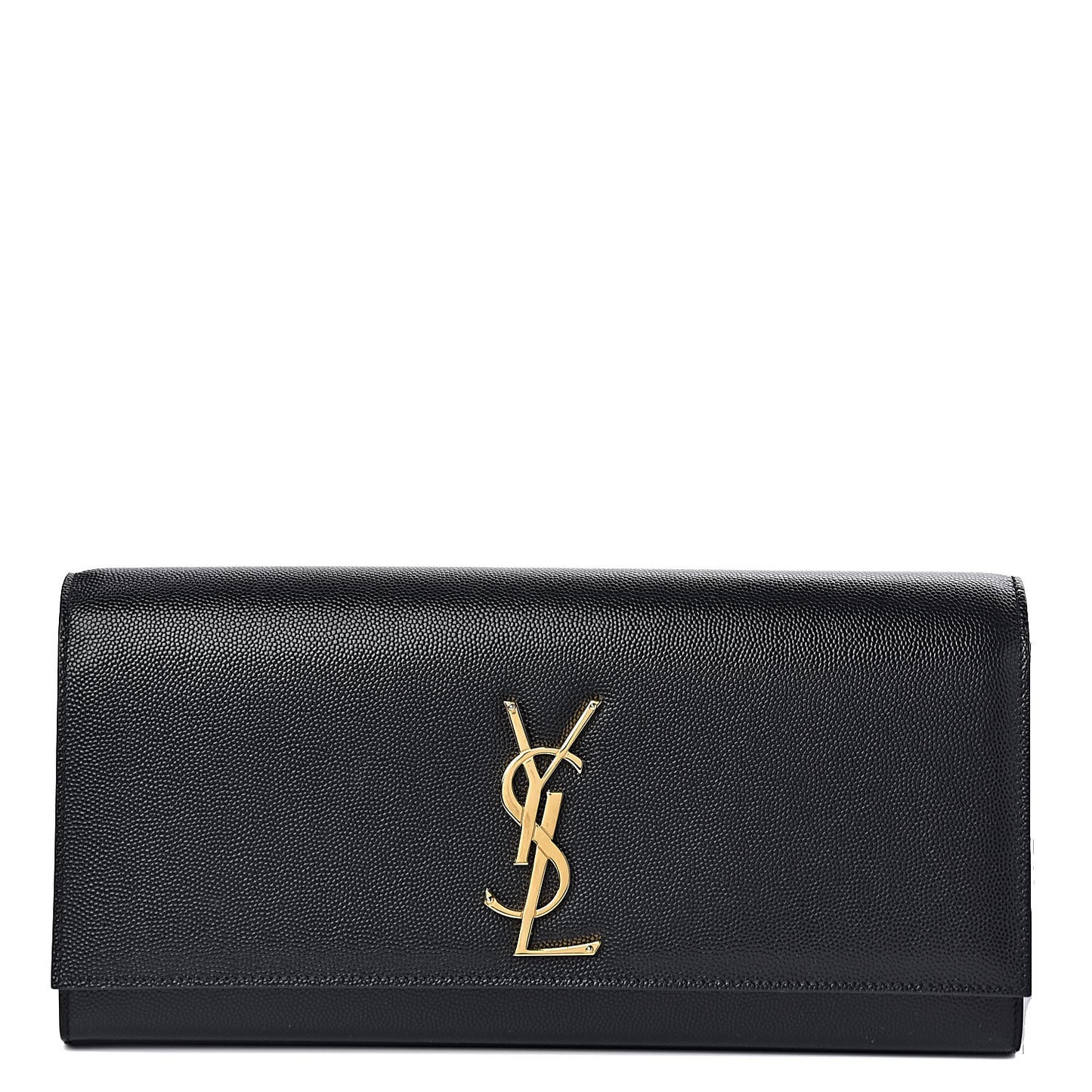 Grain De Poudre Monogram Cassandre Clutch Black