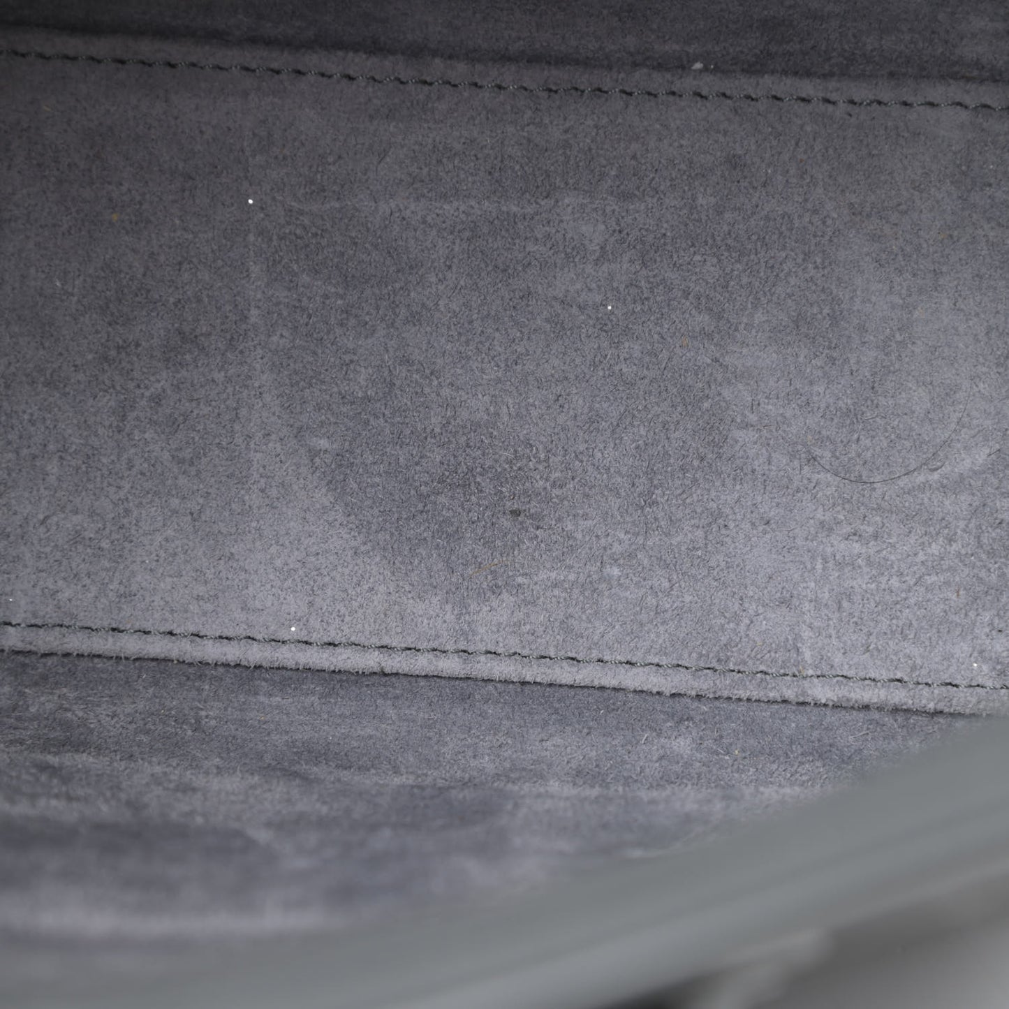 Drummed Calfskin Nano Luggage Kohl