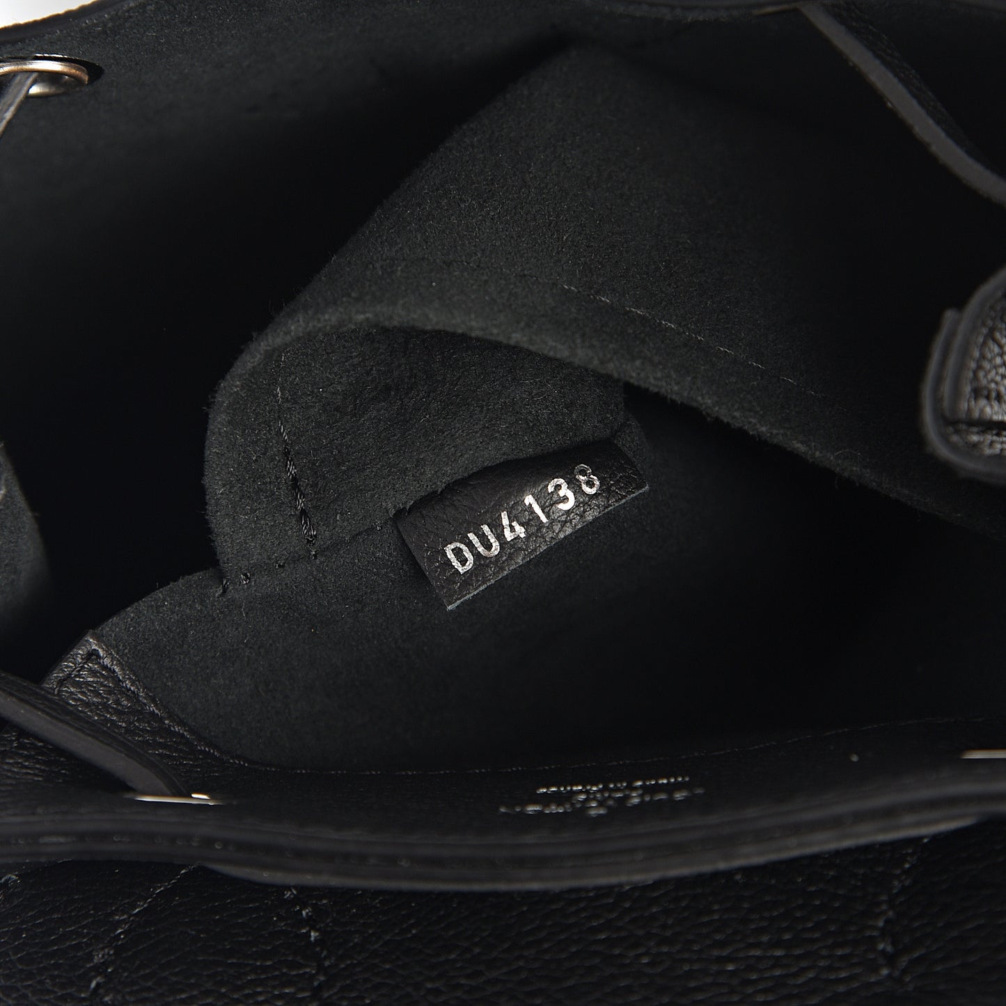 Calfskin Lockme Backpack Black