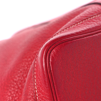 Hermes Vache Country Garden Party 36 MM Rouge Casaque 7 of 15