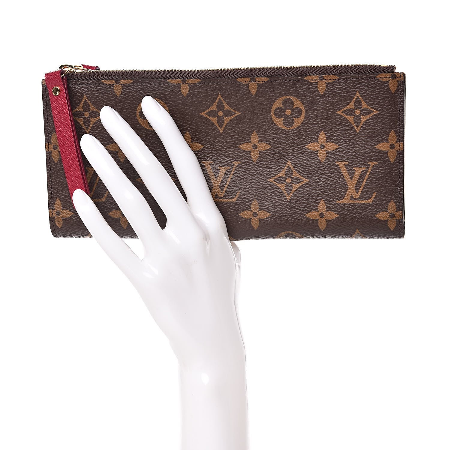 Louis Vuitton Monogram Adele Wallet Fuchsia 2 of 10