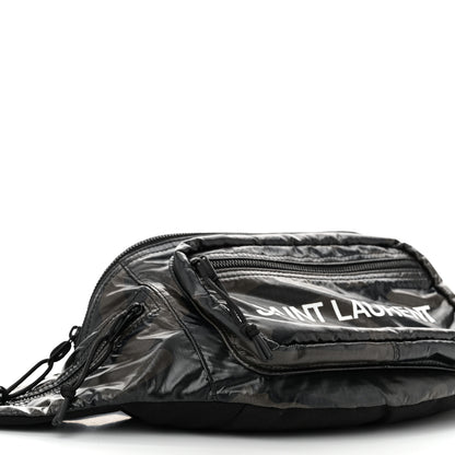 Saint Laurent Nylon Camouflage Logo Ripstop Body Belt Bag Kaki 8 of 9