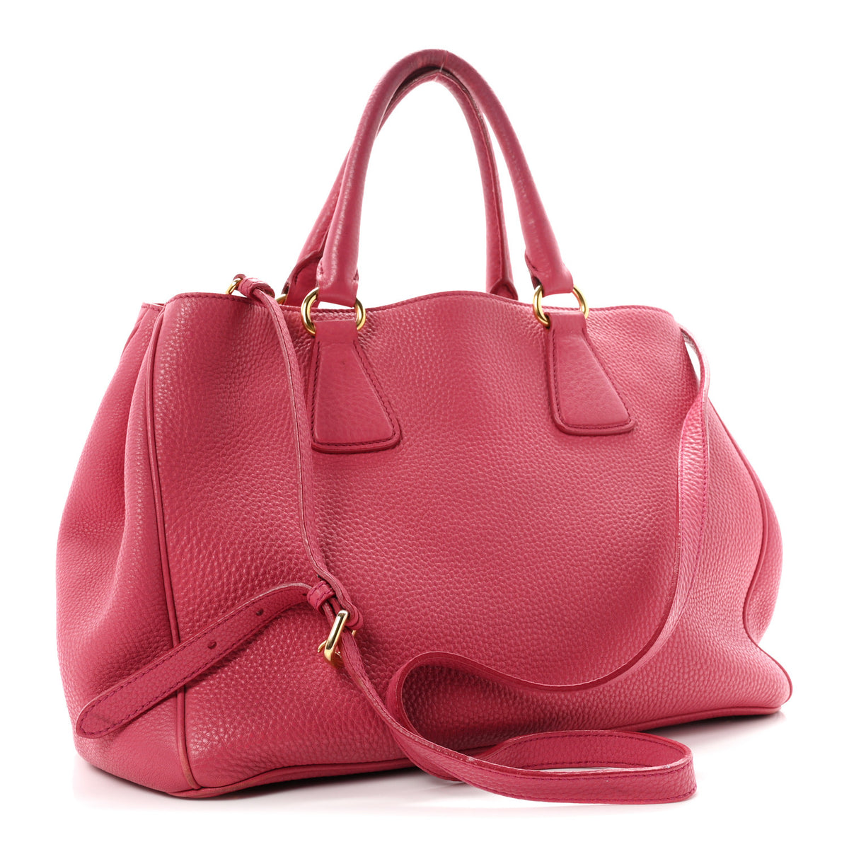 Prada Vitello Daino Tote Peonia 3 of 11
