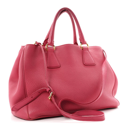 Prada Vitello Daino Tote Peonia 3 of 11