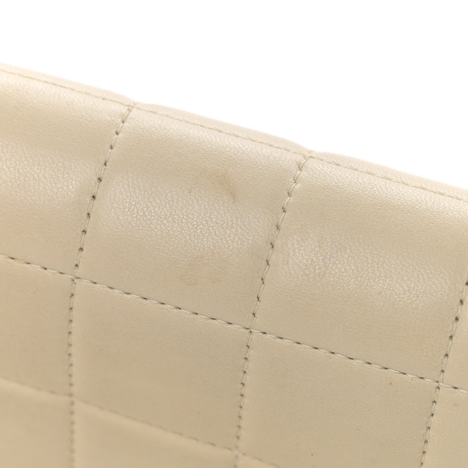 Chanel Lambskin East West Chocolate Bar Flap Ivory 12 of 17