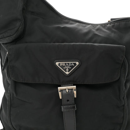 Prada Nylon Vela Sling Messenger Bag Black 8 of 12