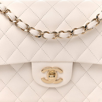 Chanel Caviar Quilted Small Double Flap White 8 of 11