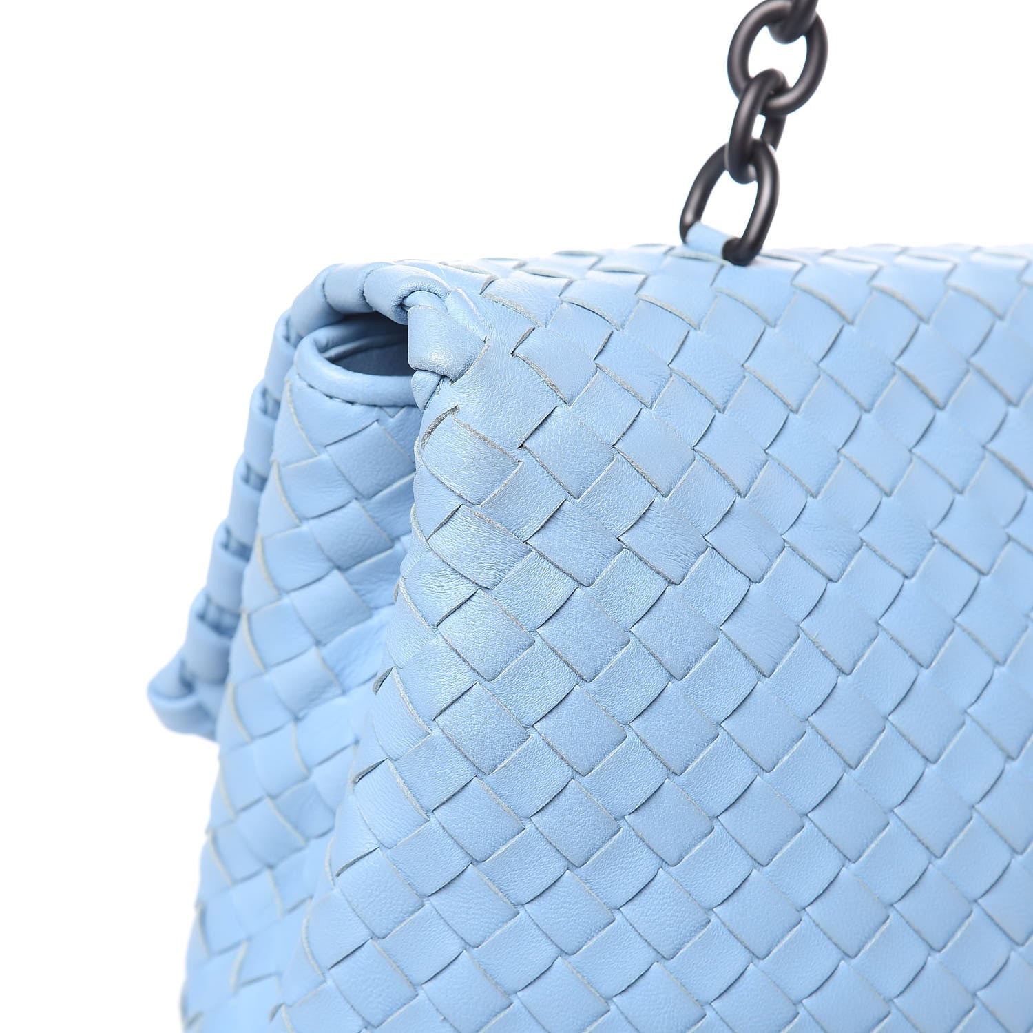 Bottega Veneta Nappa Intrecciato Large Olimpia Bag Light Blue 13 of 14