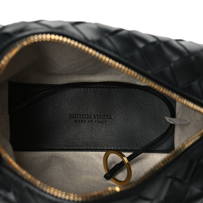 Bottega Veneta Nappa Intrecciato Loop Top Handle Camera Bag Black 5 of 10