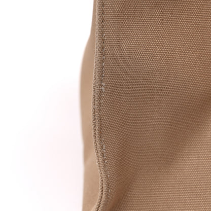Fendi Canvas Vitello King Logo Embroidered East West Shopper Tote Sand Black 14 of 20
