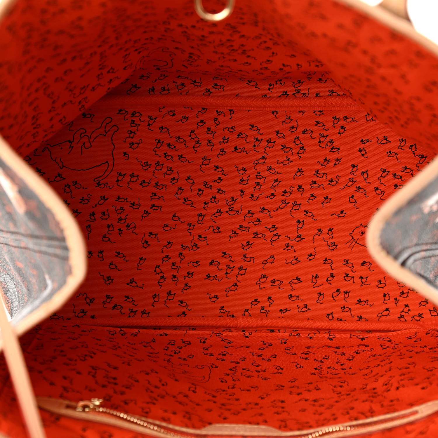 Louis Vuitton Catogram Neverfull MM Marron 6 of 14