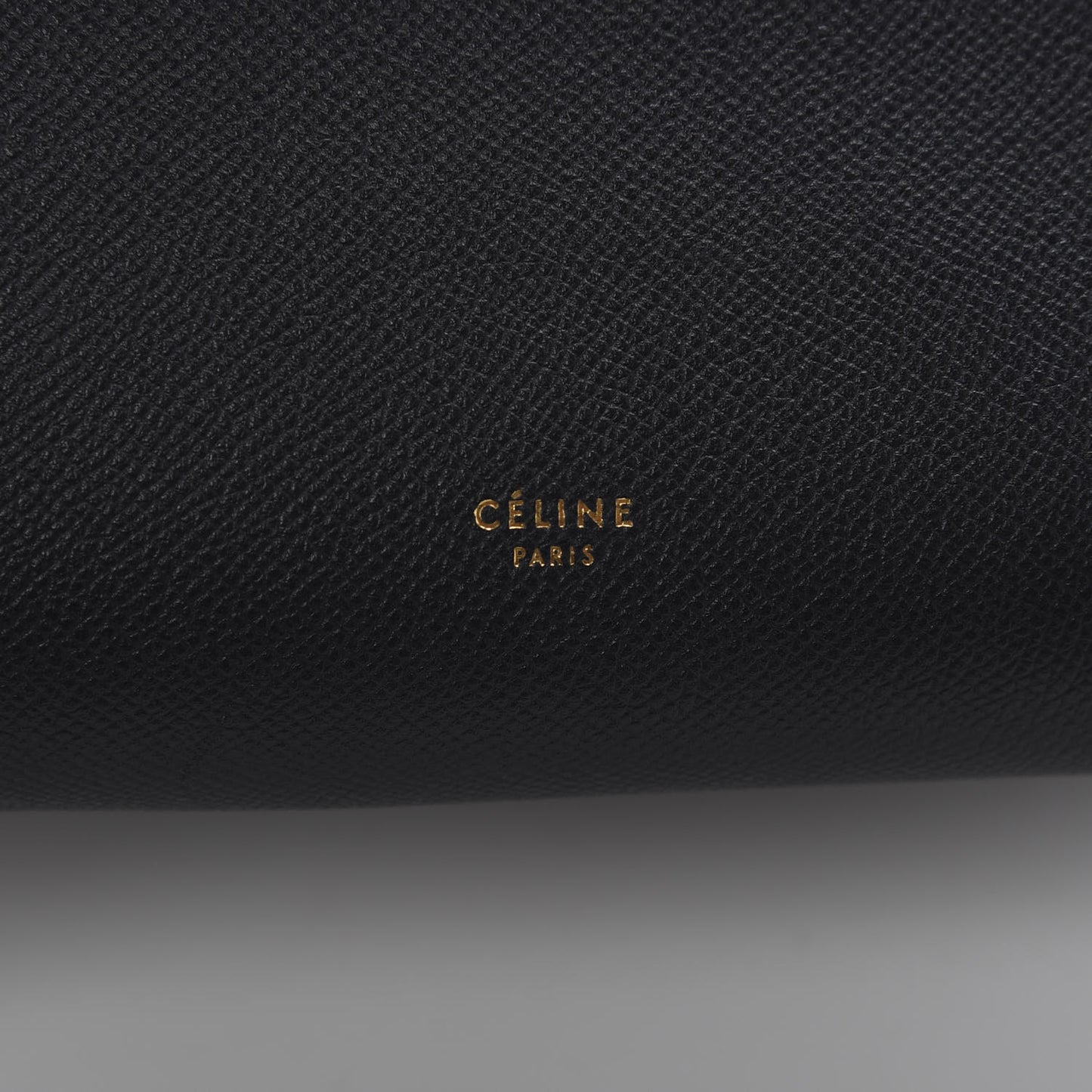 Grained Calfskin Micro Belt Bag Black