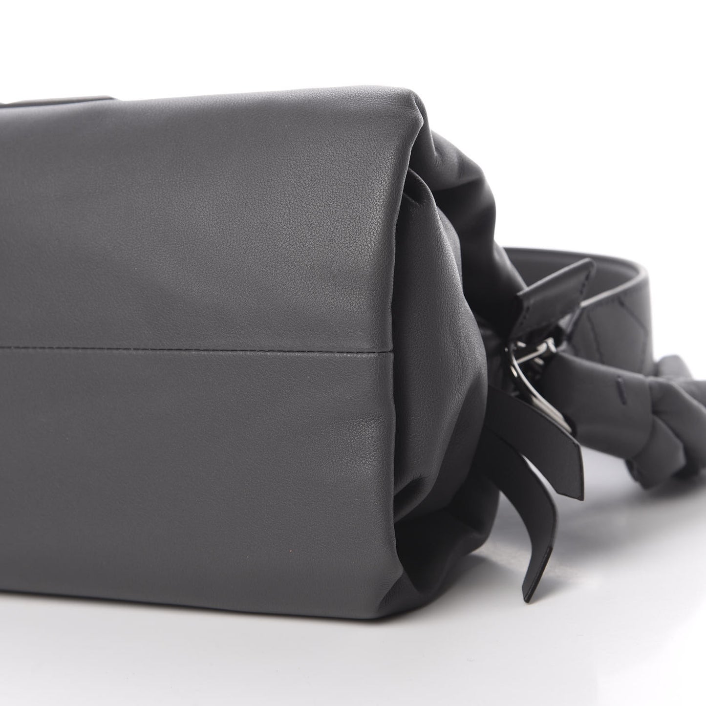 Calfskin Medium ID93 Satchel Storm Grey