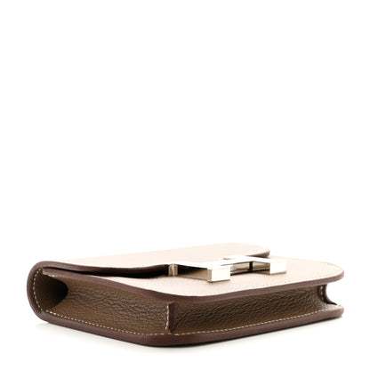 Hermes Evercolor Constance Slim Wallet Etoupe 5 of 9