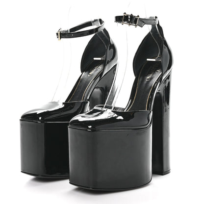 Valentino Garavani Patent DiscoBox 80/180mm Platform Pumps 35 Black 3 of 9