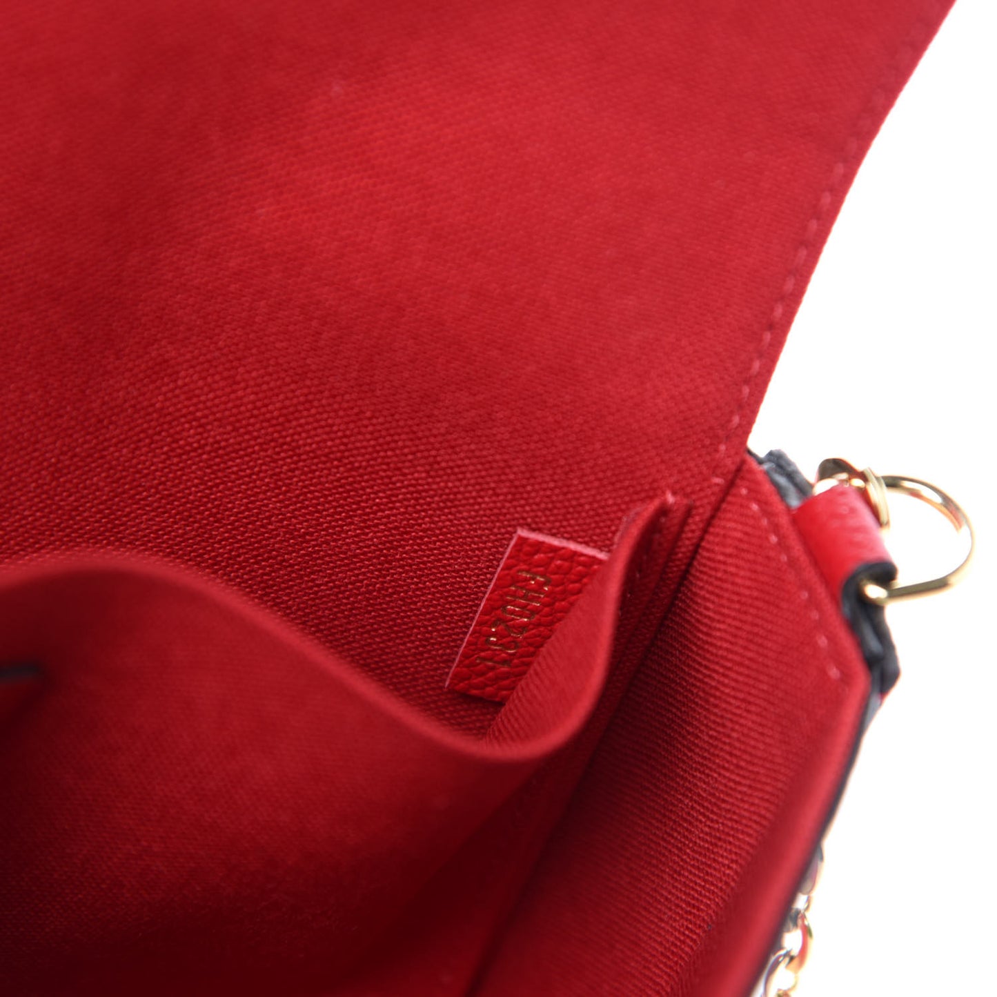 Empreinte Pochette Felicie Chain Wallet Scarlet
