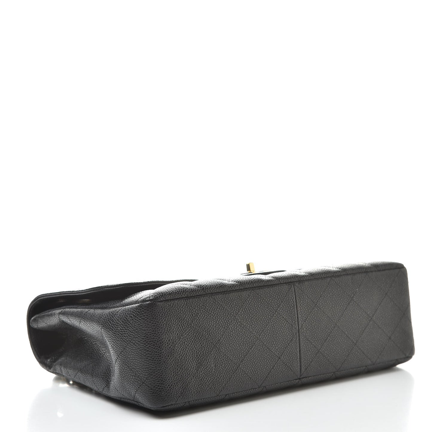 Caviar Quilted Jumbo Single Flap Black