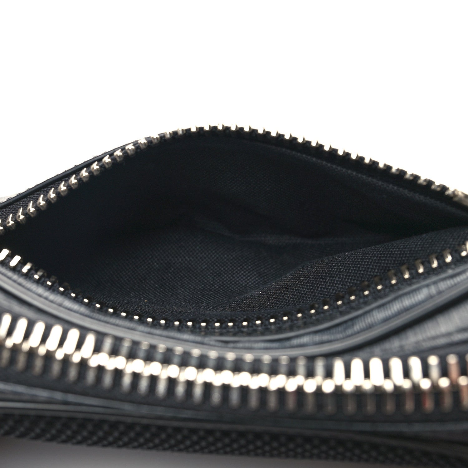 Gucci Soft GG Supreme Monogram Web Belt Bag Black Grey 6 of 12