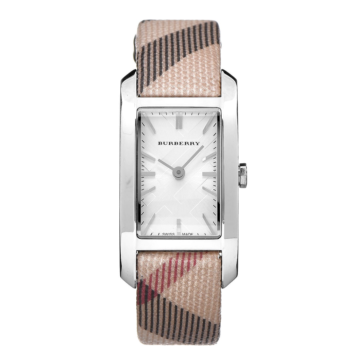 Burberry Stainless Steel Calfskin 20mm Heritage Nova Check Quartz Watch BU9503 1 of 6