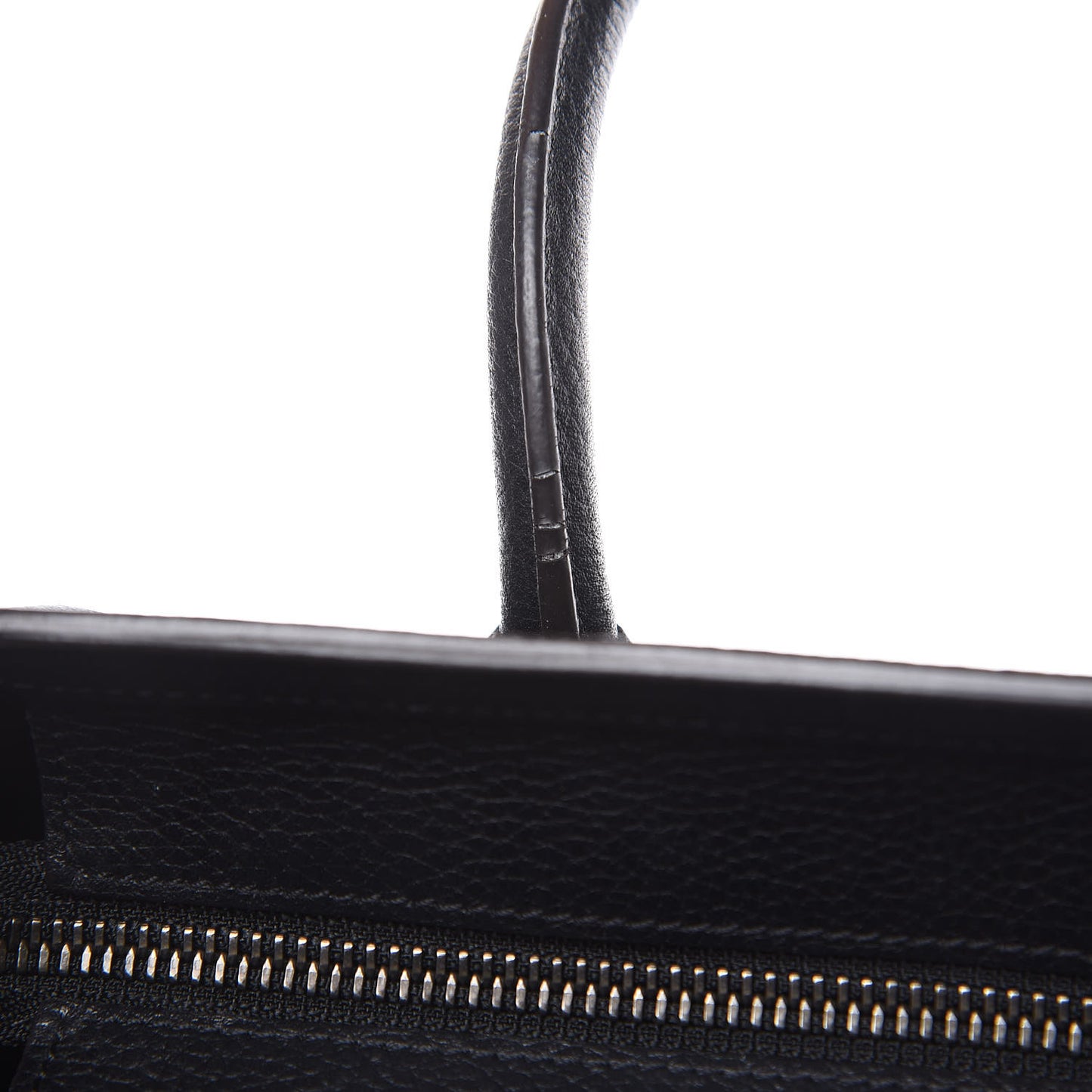 Drummed Calfskin Nano Luggage Black