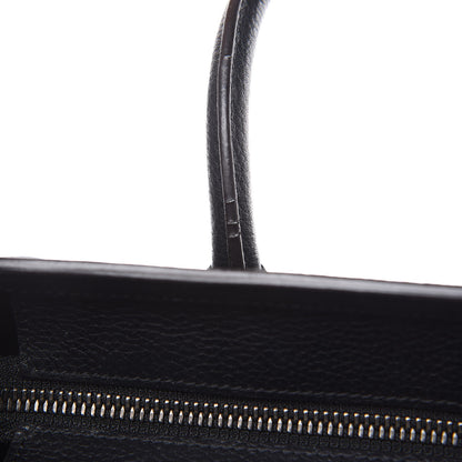Celine Drummed Calfskin Nano Luggage Black 11 of 13