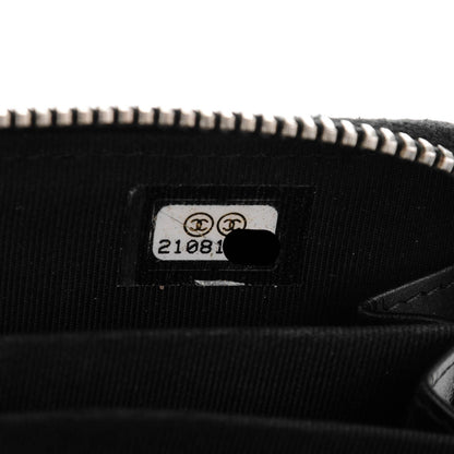 Chanel Caviar Quilted Zip Coin Purse Black 7 of 7