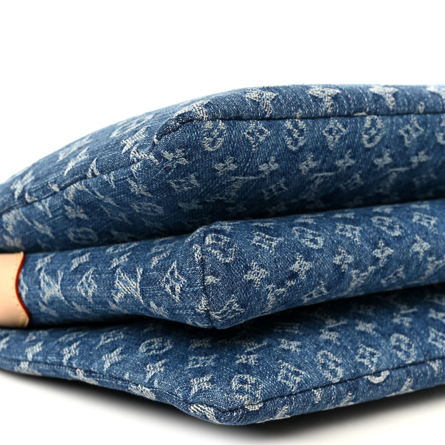 Monogram Denim Coussin PM Blue