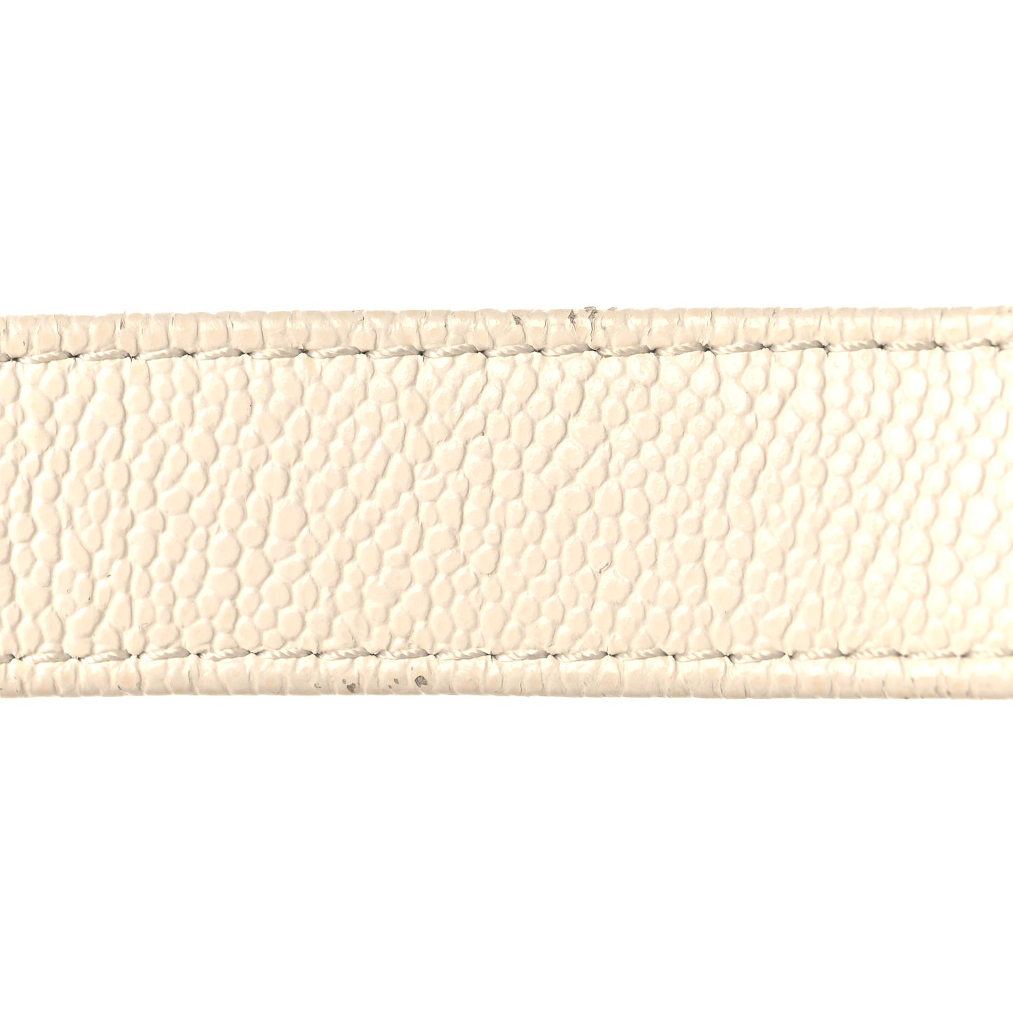 Caviar Quilted Small Boy Flap White