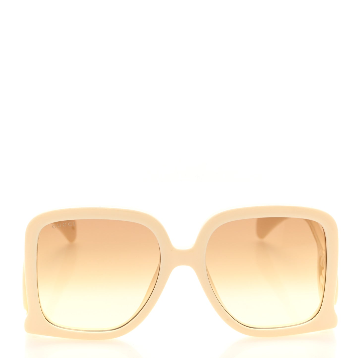 Acetate Rectangle Frame Sunglasses GG1326S White