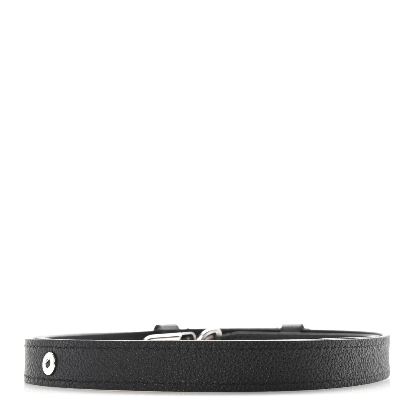Calfskin Buci Shoulder Strap Black